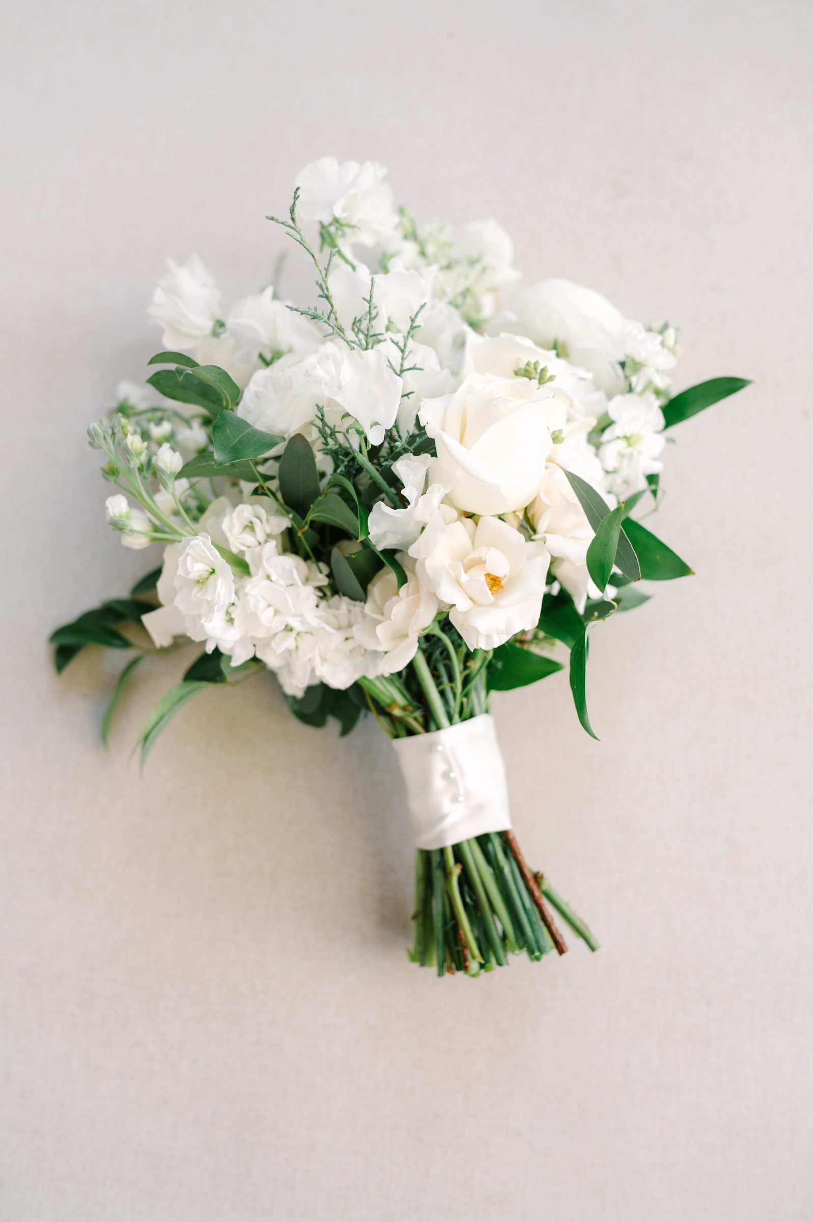 Bridal bouquet at a Mrs. Sugar Booger wedding — Highlands, NC